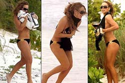 Novas fotos de Mariah Carey fazendo topless caem na rede.