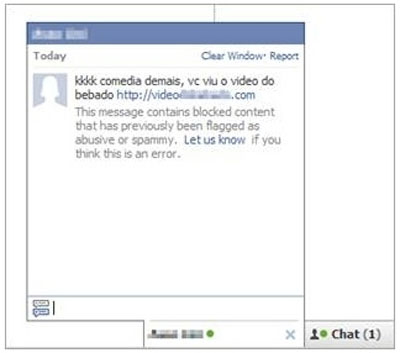 Worm ataca usurios do Facebook com mensagens falsas