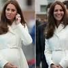 Grvida do segundo filho, Kate Middleton exibe barrigo