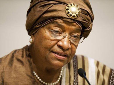 Presidente Sirleaf  provvel vencedora de segundo turno na Libria