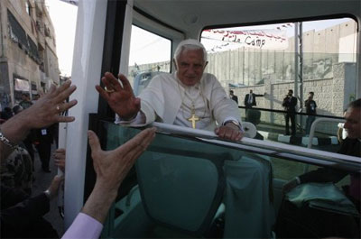 Papa na Cisjordnia: 