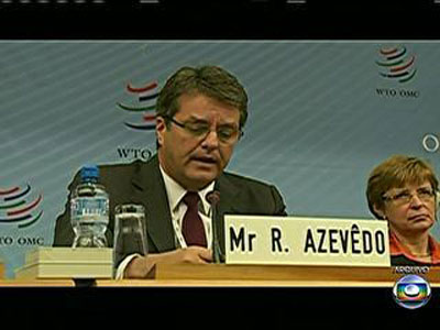 Roberto Azevdo  designado oficialmente diretor-geral da OMC