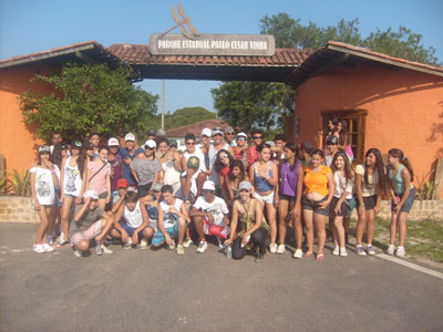 Escola de Maratazes visita ParqueEstadual Paulo Csar Vinha
