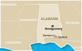 Chega a 10 o nmero de mortos em srie de ataques no Alabama