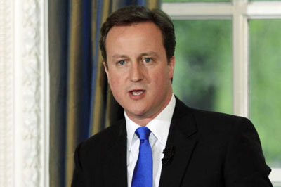 Cameron: referendo avana se ganhar as eleies de 2015