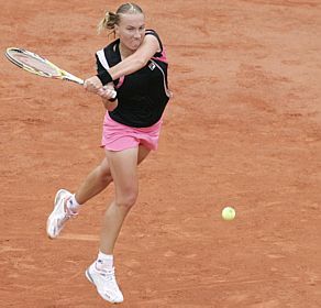 Kuznetsova no d chances e  campe em Roland Garros