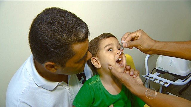 Brasil no atinge a ltima meta de vacinao contra a plio 