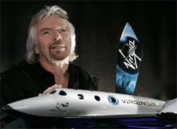 Dono da Virgin apresenta projeto de nave espacial 