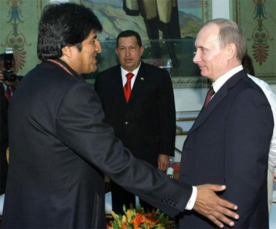 Morales pede a Putin para que Rssia volte  Amrica Latina 