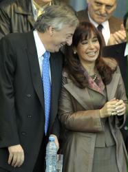 Argentina, 29 Jun 2009 (AFP) - A presidente Cristina Kirchner e seu marido, o deputado eleito e ex-p