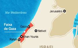 Campanha na Faixa de Gaza no ser curta, adverte Israel