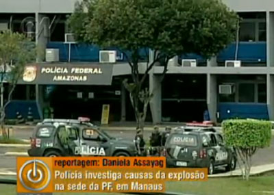 Sobe para trs o nmero de mortos na exploso na PF em Manaus