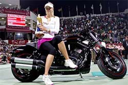 Sharapova  campe do WTA de Doha