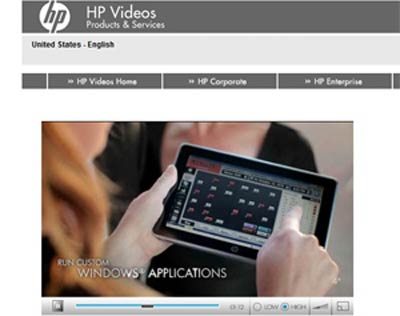HP revela tablet de US$ 800 com cara de PC