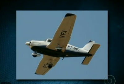 Veja imagens de voo rasante de avio roubado em Gois