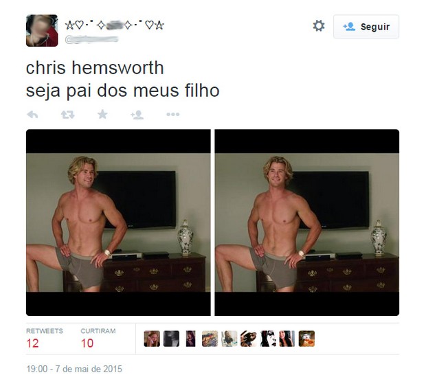 Chris Hemsworth usa prtese peniana em filme e causa comoo