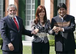 Sem acordo, Brasil, Argentina e Bolvia criam grupo 