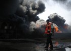 nica central eltrica de Gaza para de funcionar aps bombar