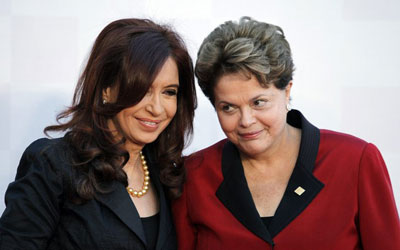 Brasil e Argentina passaram de rivais a scios estratgicos, diz Cristina Kirchner