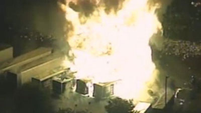 Exploses e incndio destroem usina de gs e ferem 7 nos EUA