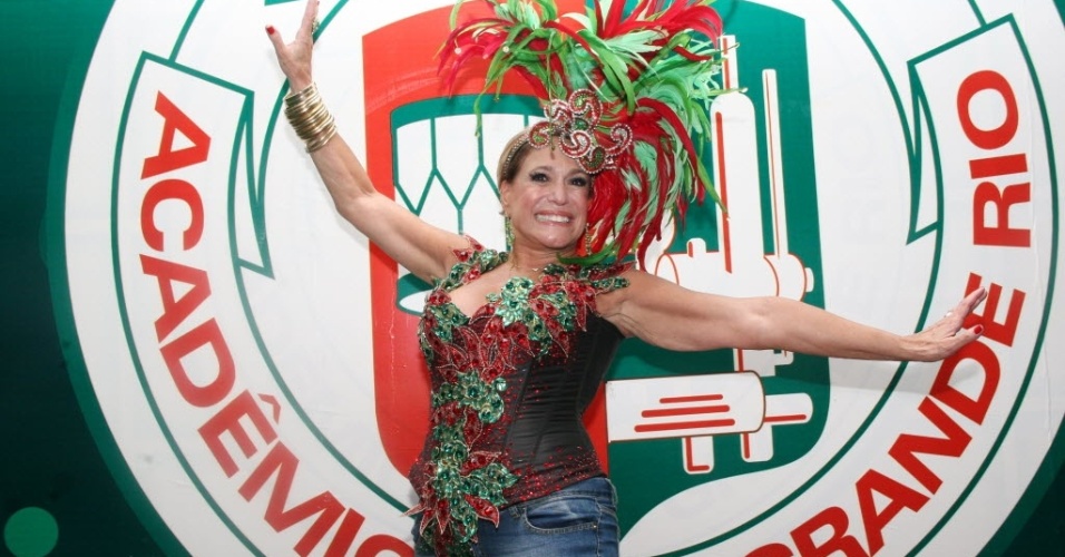 Susana Vieira, rainha de bateria da Grande Rio
