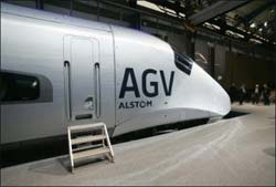 Alstom apresenta o AGV, seu novo trem de alta velocidade