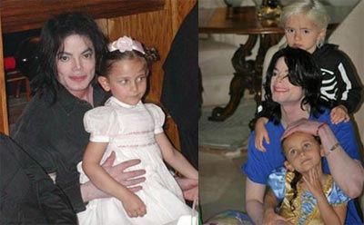 Caem na rede fotos de Michael Jackson com os filhos
