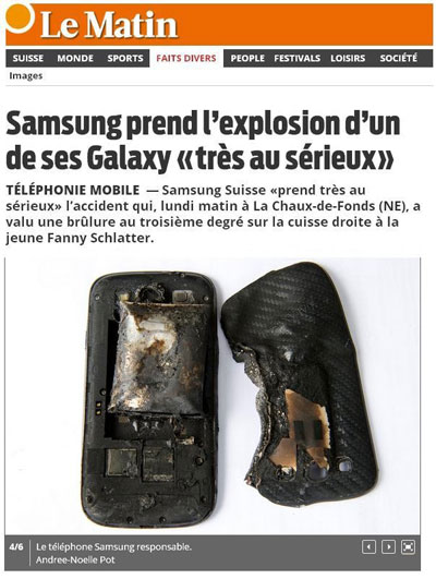 Smarthphone explode no bolso e causa queimaduras em jovem