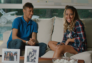 Neymar Jr. e a irm estrelam primeira campanha juntos, para 