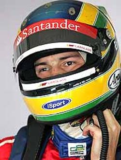 Bruno Senna  o oitavo em testes da GP2