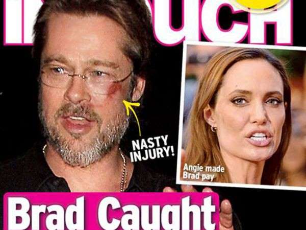 Angelina Jolie teria flagrado Brad Pitt nu com outra mulher,