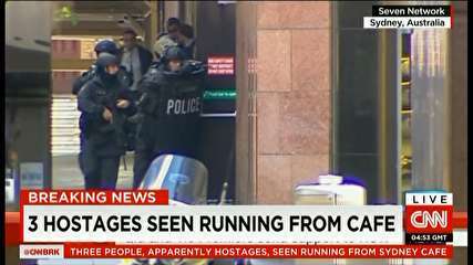 Homem armado faz refns em caf em Sydney, na Austrlia