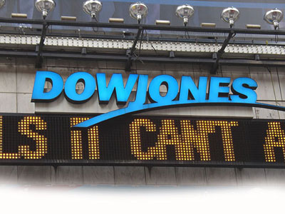 Dow Jones fecha em alta de 3,14%