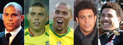 Os vrios looks de Ronaldo.