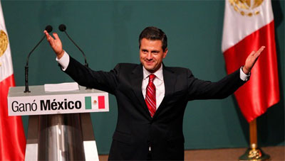 Pea Nieto  ratificado como vencedor da eleio presidencial do Mxico