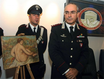 Polcia italiana recupera Renoir furtado em 1975