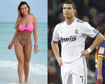Cristiano Ronaldo nega caso com modelo brasileira