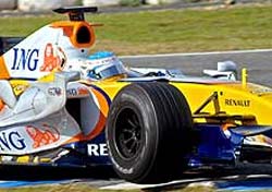 Alonso  o mais rpido em Jerez