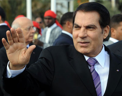 Ex-presidente da Tunsia condenado  revelia  priso perptua
