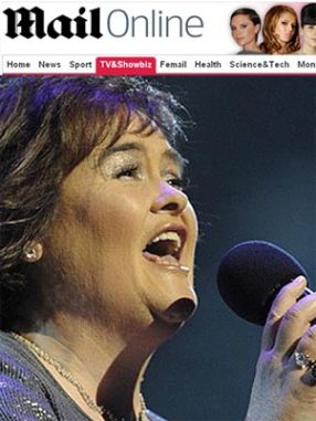 Noticias sobre Msica:  - Susan Boyle  ovacionada em primeiro show aps programa de T