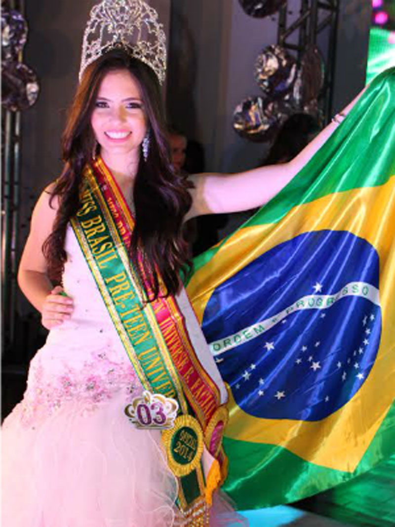 Garota do ES representa o Brasil em concurso de beleza mundi
