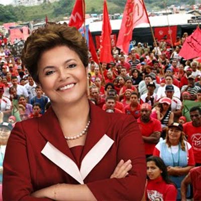 Em seu aniversrio, Dilma visita escola, recebe rosas e torce para o Inter 