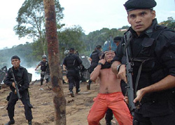 ndios entram em confronto com PM no Amazonas.