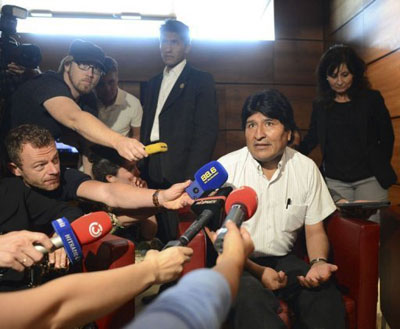 Bolvia pede reunio urgente da Unasur por 