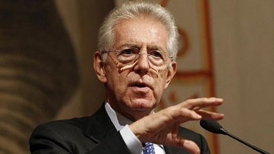 Mario Monti aceita oficialmente o cargo de premi e anuncia nova equipe de governo