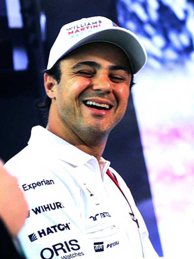 Punido em 2013, Massa celebra nova entrada do box