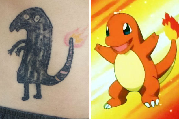 Homem bbado tenta tatuar Pokmon no corpo e resultado bizar