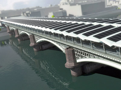 Estao de trem em Londres deve se tornar maior ponte solar