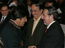 Presidente da Bolvia muda ministros aps dois anos 