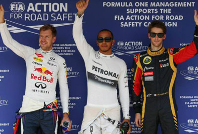 Vettel v Hamilton roubar pole e rasga elogios ao rival: 
